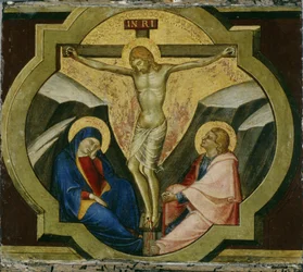 Cristo sulla Croce con i Santi Maria e Giovanni